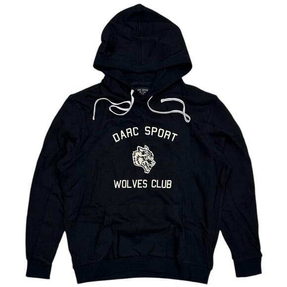Darc Sport Other - Darc Sport Men's Wolves Club Run With Us Pullover Fleece Hoodie Sweatshirt Black